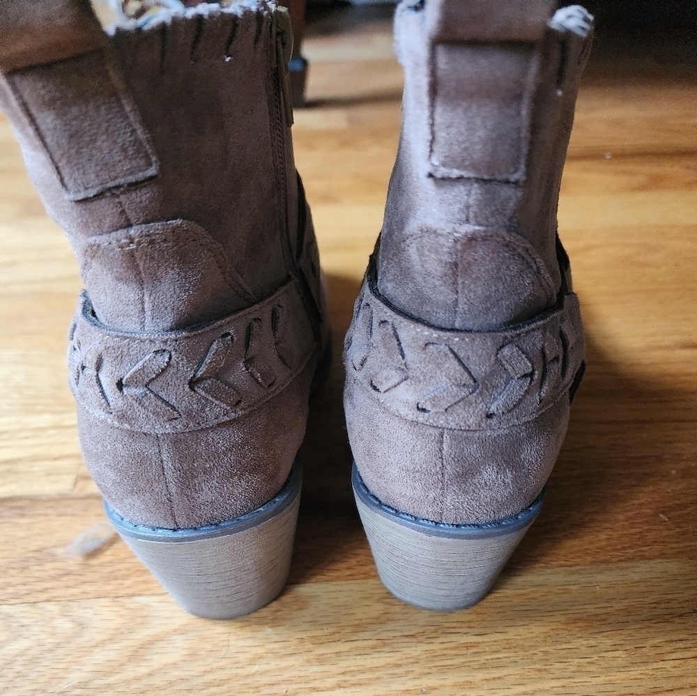 Pierre Dumas wilder western cowgirl boots size 8.5 tan concert festival - Picture 4 of 5